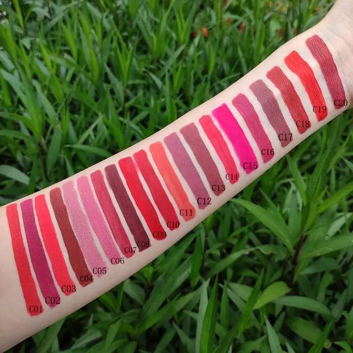 منتجات مكياج أحمر شفاه سائل غير لاصق Maquillaje or mayor non