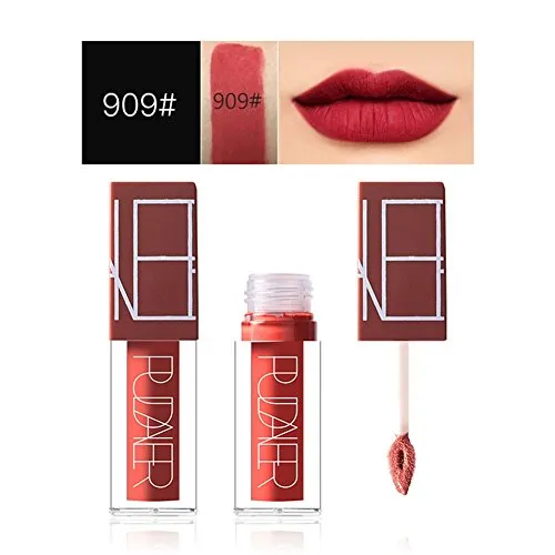 5 Colors Matte Lipstick Set, Long Lasting Velvet Lips Tint Liquid Lipstick Waterproof Lipstick Makeup 5pcs/kit