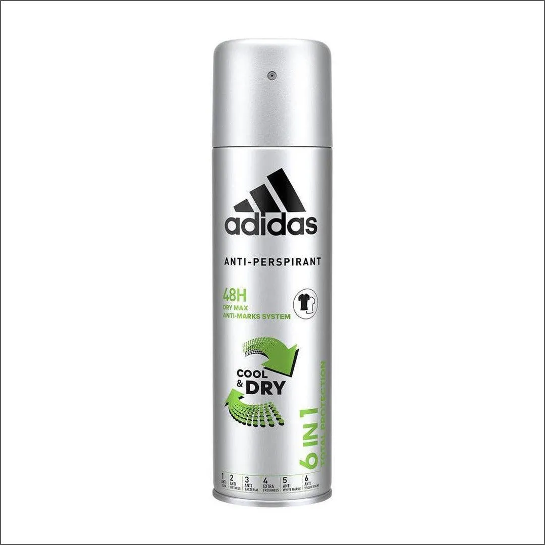 Adidas 6-in-1 Total Protection Anti-Perspirant Spray 200ml