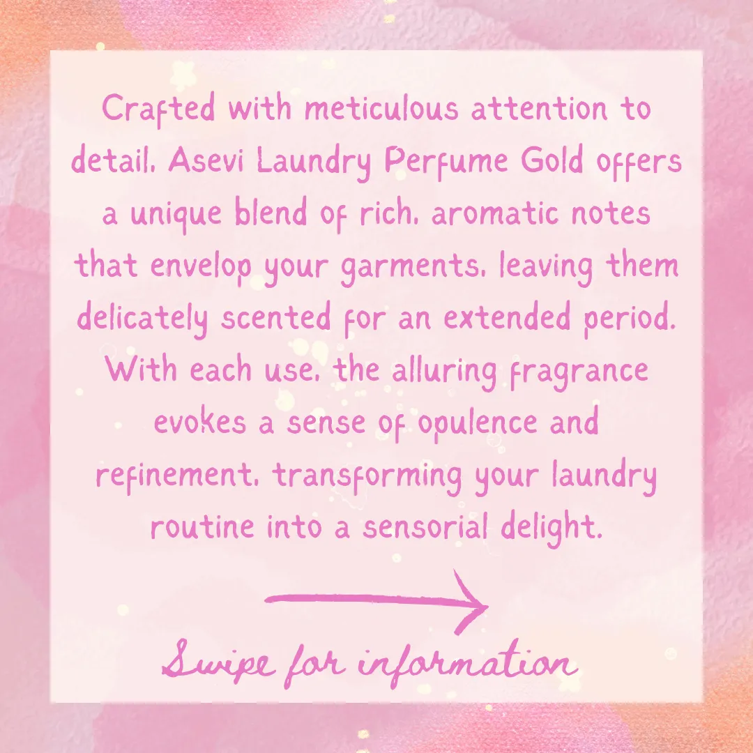 Asevi LAUNDRY PERFUME 720ml GOLD