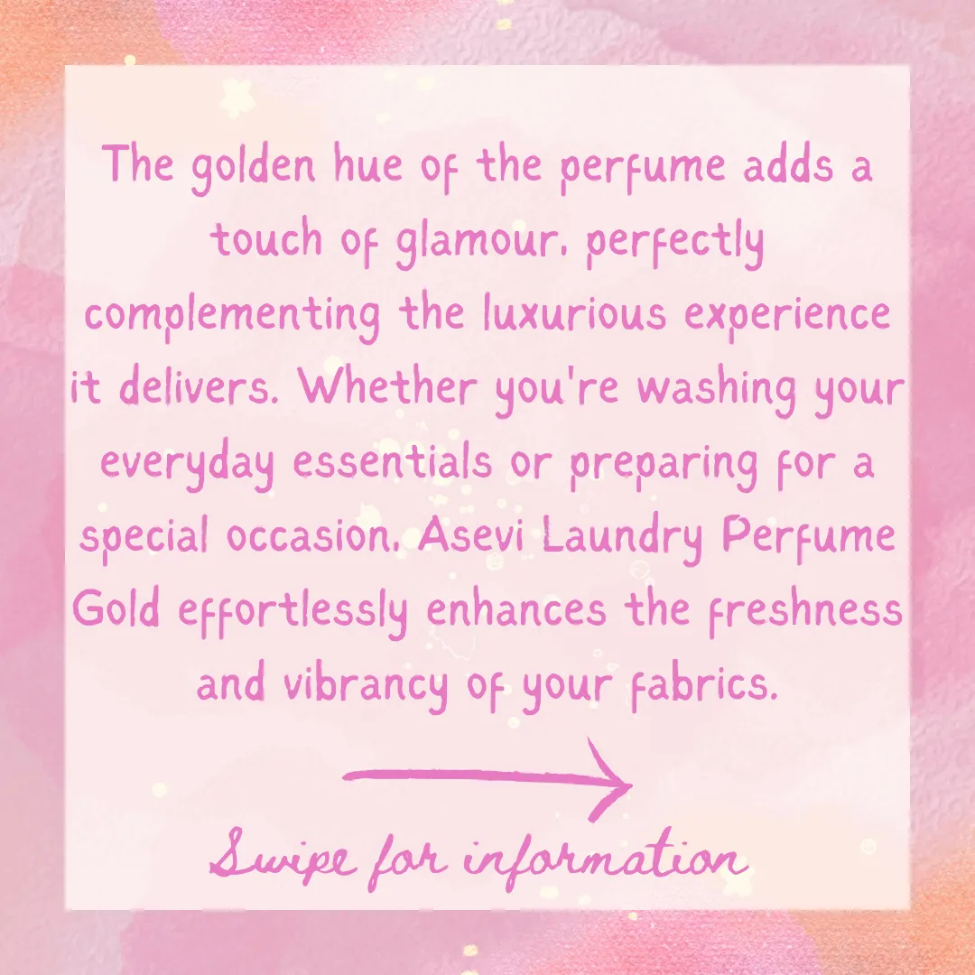 Asevi LAUNDRY PERFUME 720ml GOLD
