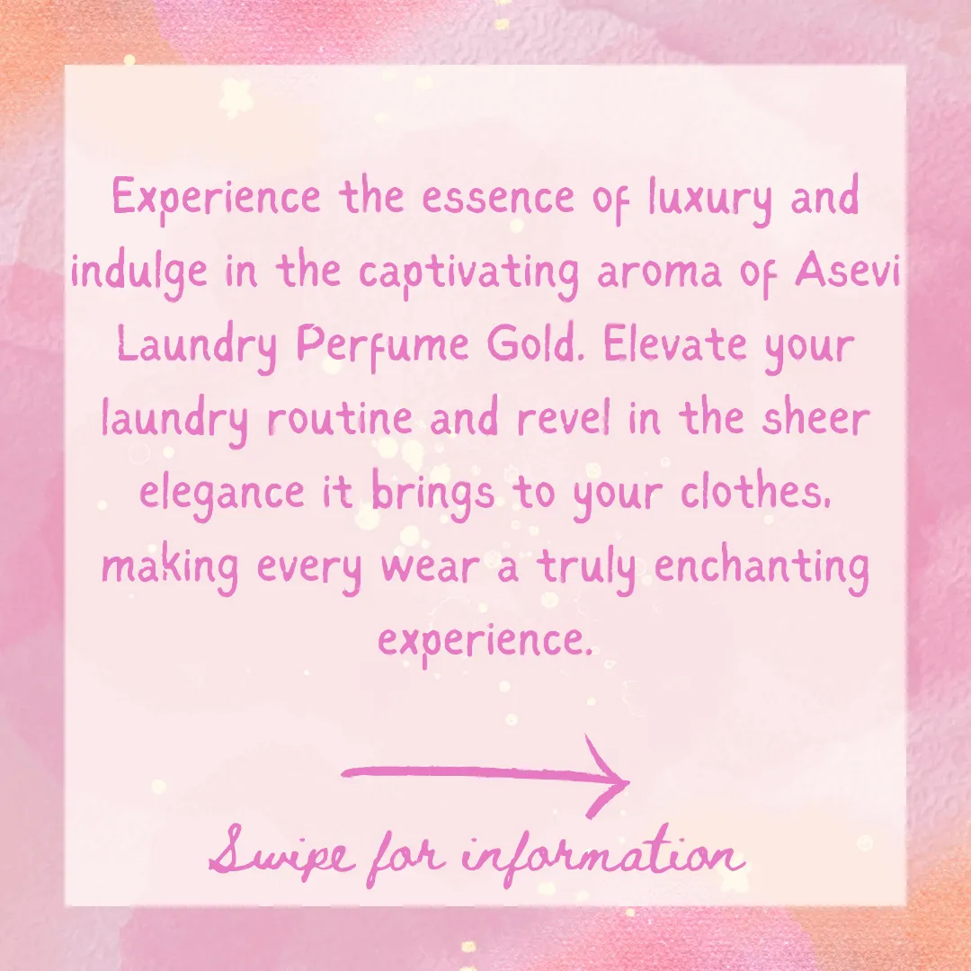 Asevi LAUNDRY PERFUME 720ml GOLD