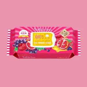 BCL Saborino Morning Face Mask  Mix Berry Moisturizing Type