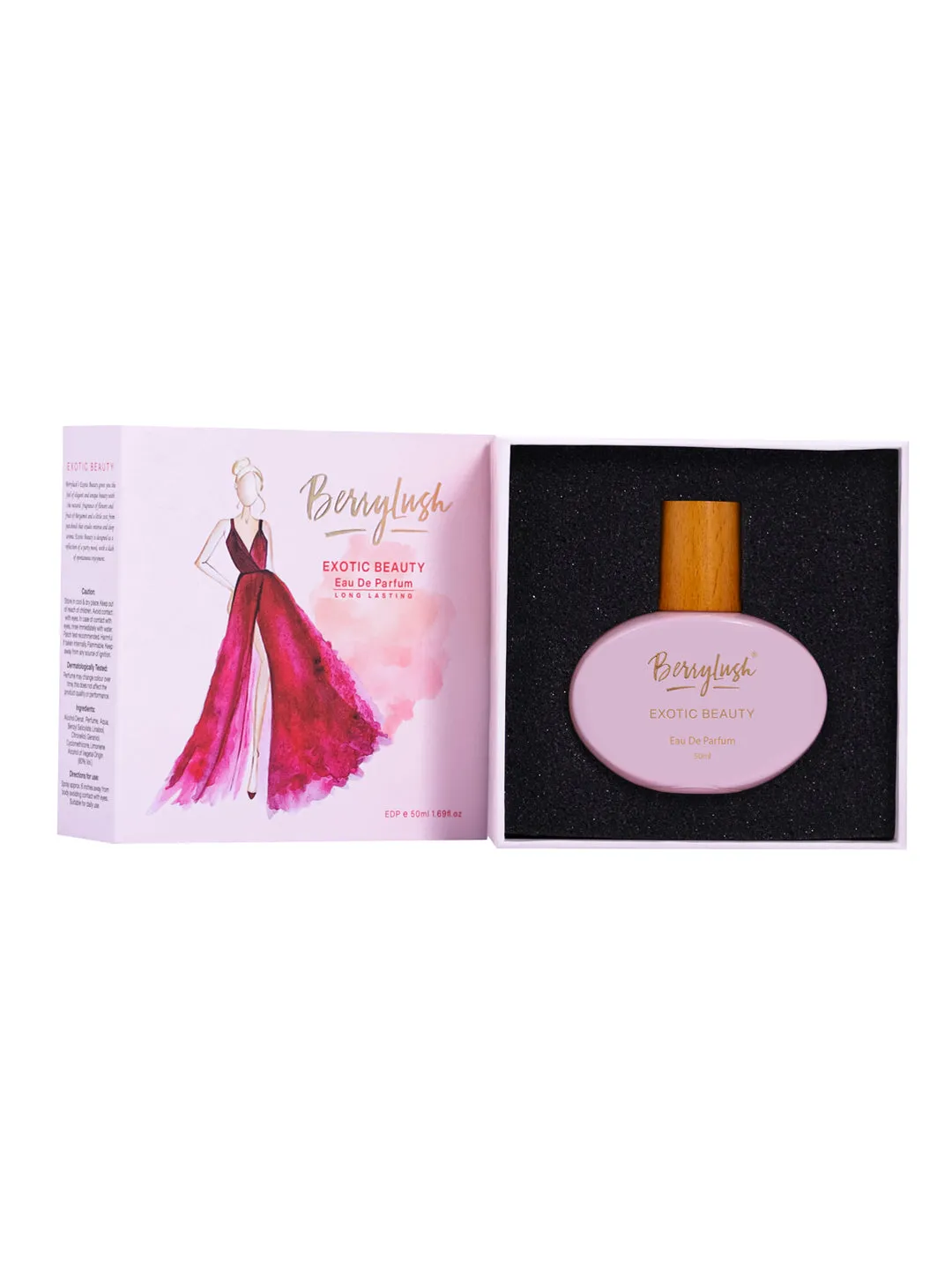 Berrylush Women Exotic Beauty Eau De Parfum Long Lasting Party Perfume - 50ml