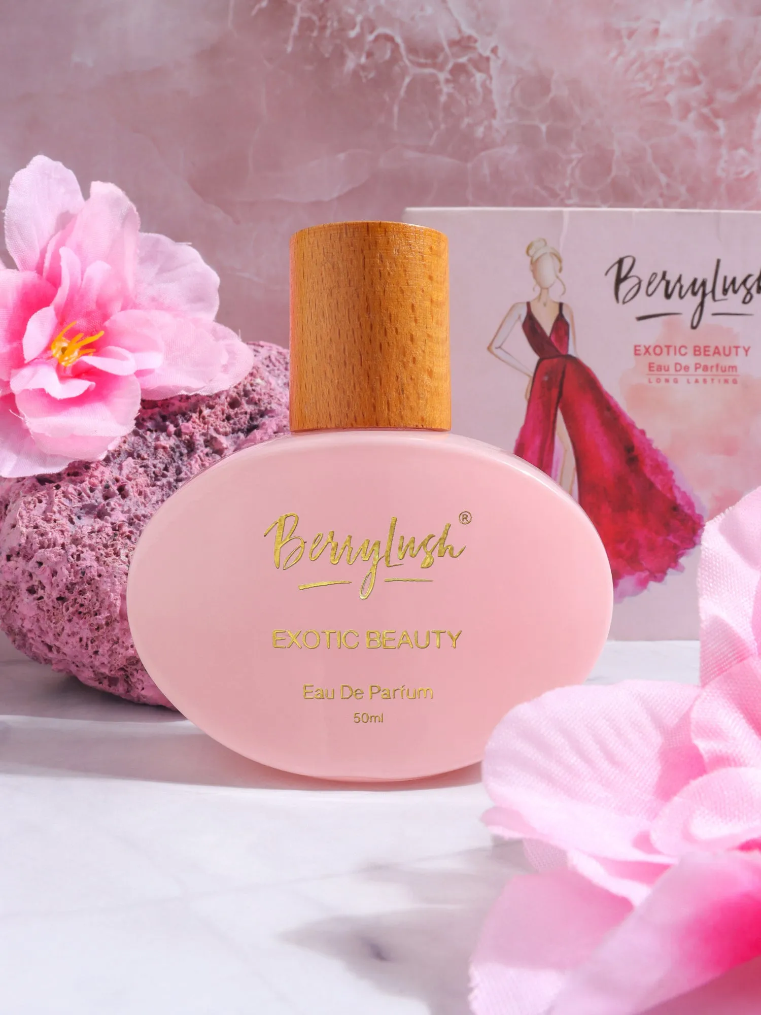 Berrylush Women Exotic Beauty Eau De Parfum Long Lasting Party Perfume - 50ml