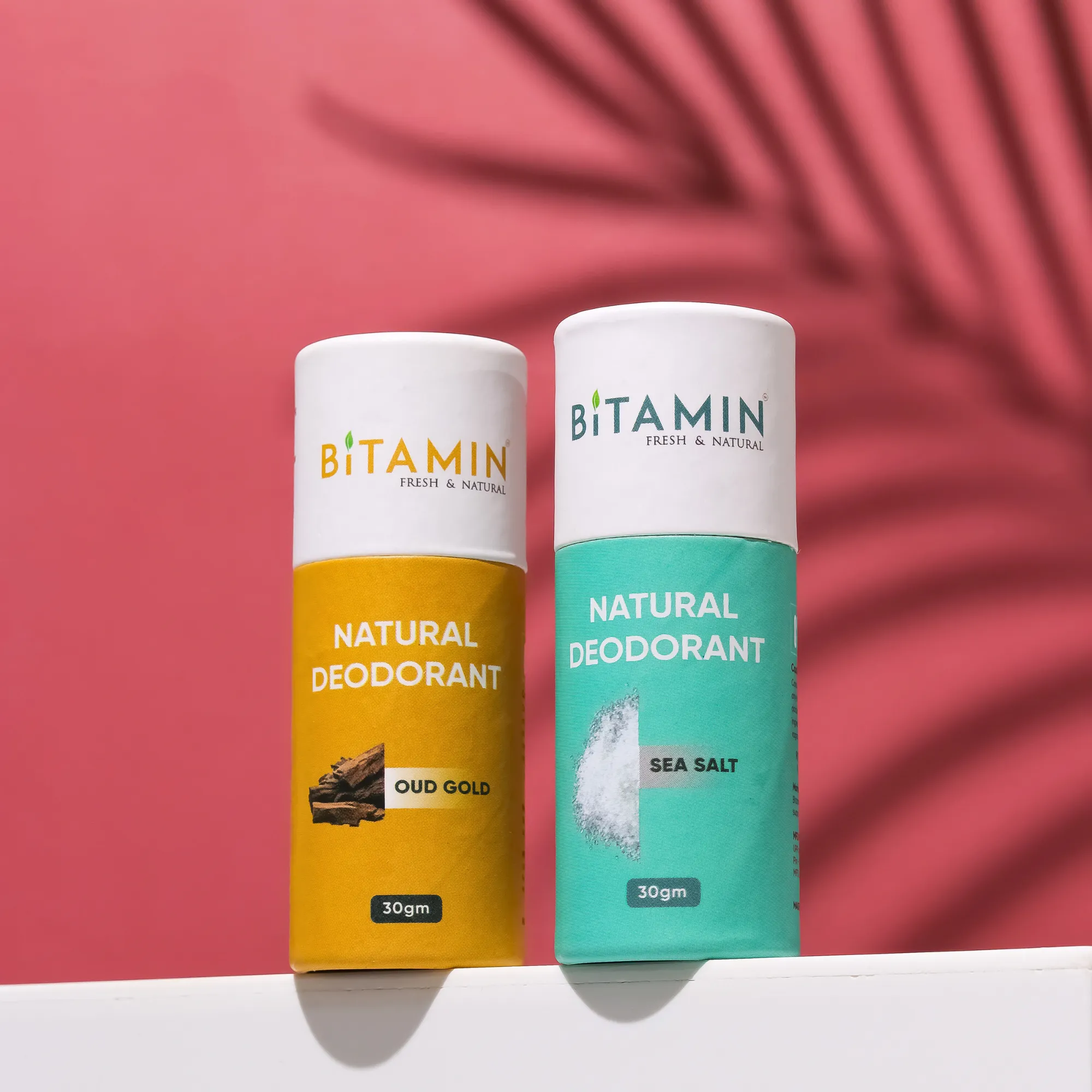 Bitamin Men Pack Natural Deodorant - 30 Grams Each