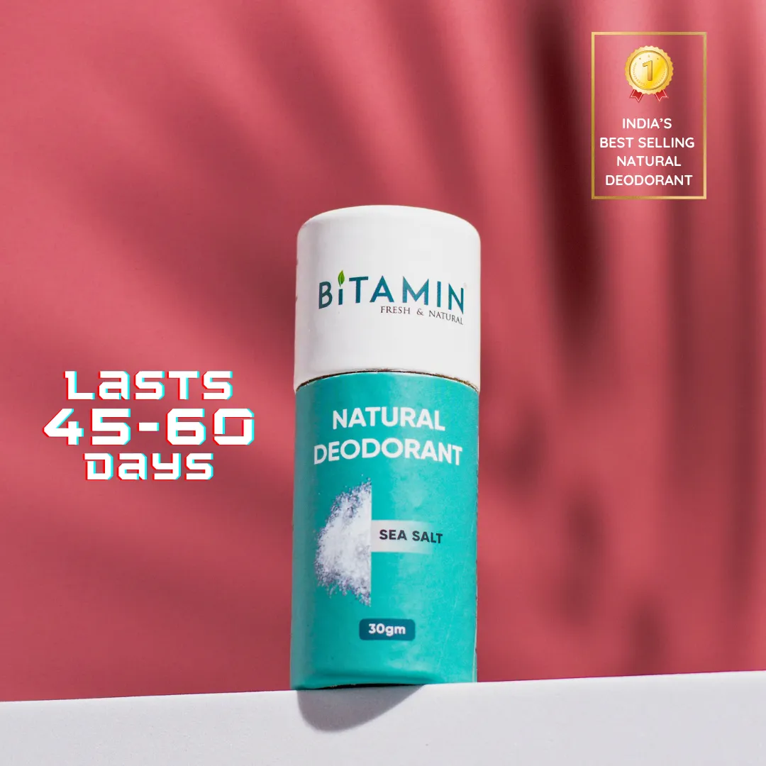 Bitamin Men Pack Natural Deodorant - 30 Grams Each