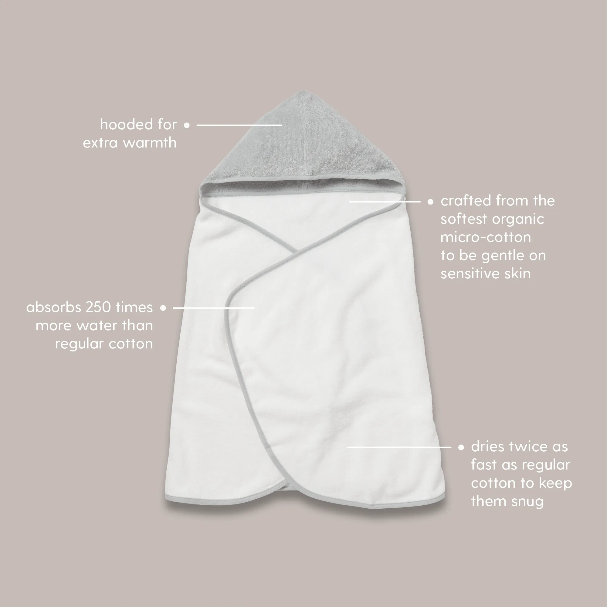 Bunny Baby & Kids Hooded Bath Towel
