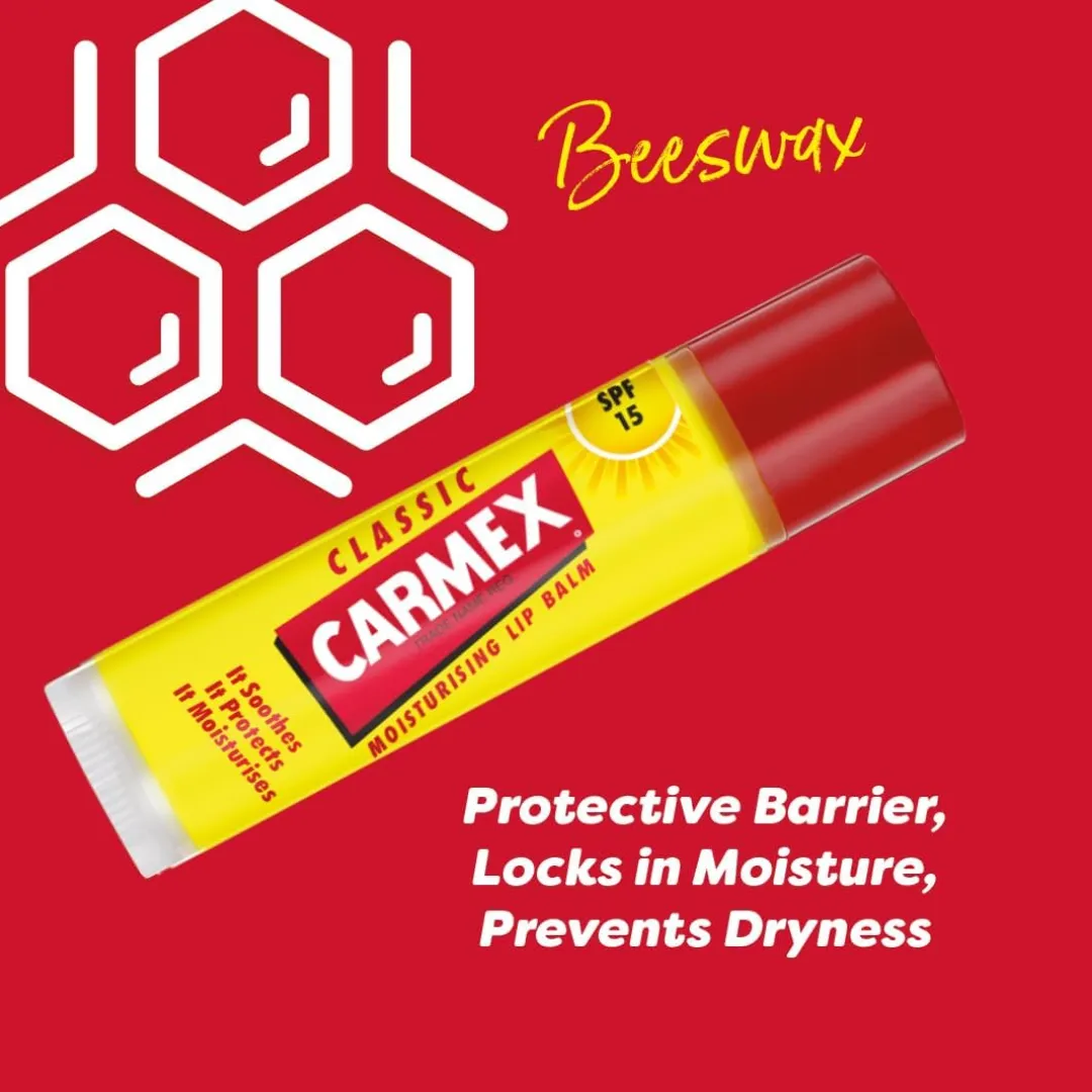 Carmex Classic Moisturising Lip Balm 4.25G (T)