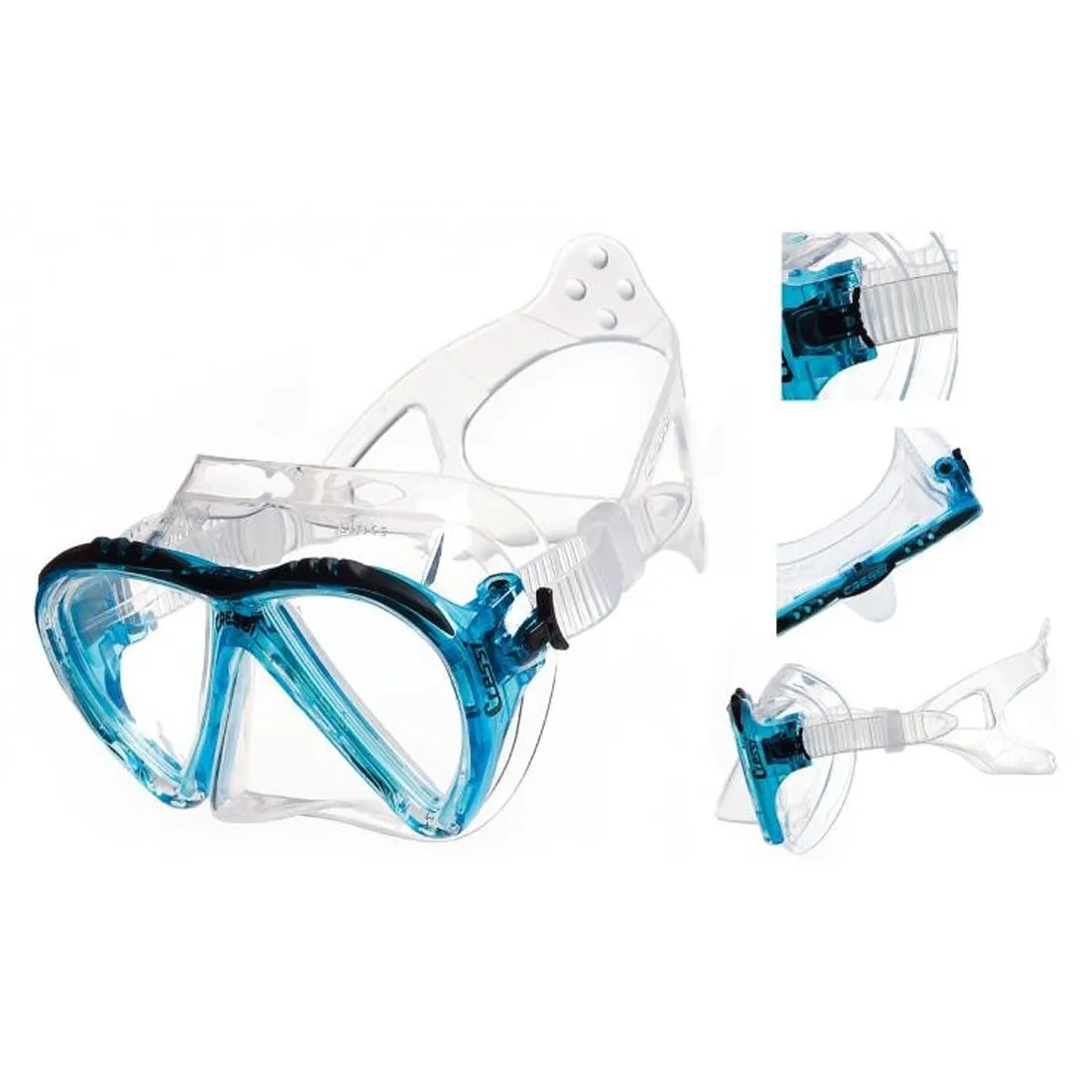 Cressi Sub Lince 2 Lens Scuba Diving Silicone Mask For Smaller Faces