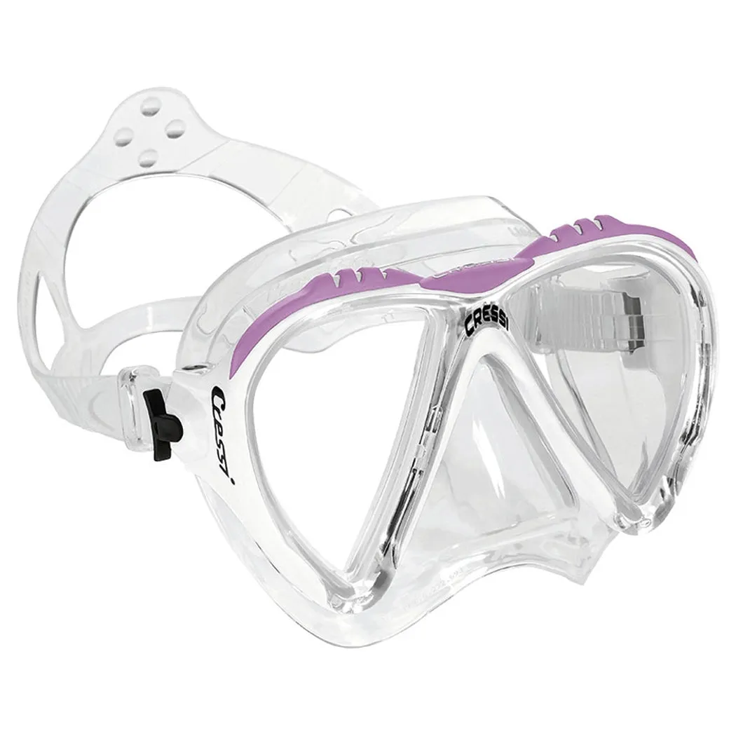Cressi Sub Lince 2 Lens Scuba Diving Silicone Mask For Smaller Faces