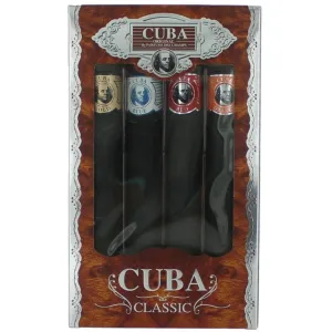 Cuba Men's Perfume Gift Set - Classic Masculine Fragrance Eau de Toilette, 4 Piece