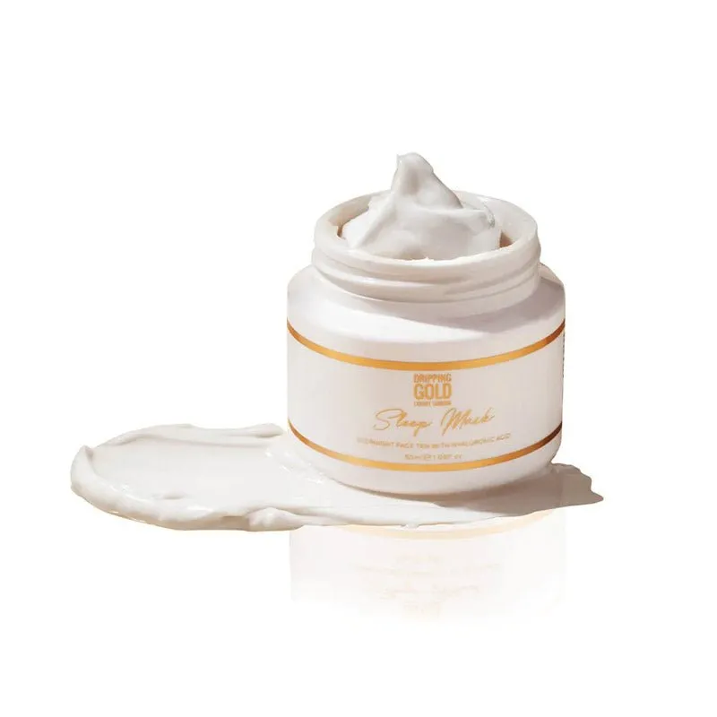 Dripping Gold Sleep Mask Overnight Face Tan with Hyaluronic Acid