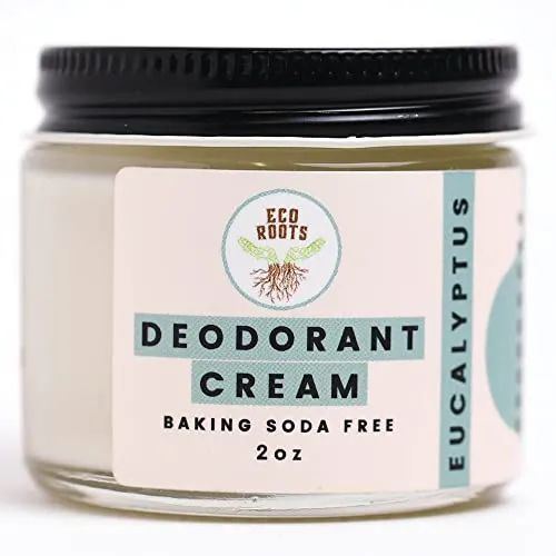 ECO ROOTS: Organic Deodorant Cream - Baking Soda Free (2oz)