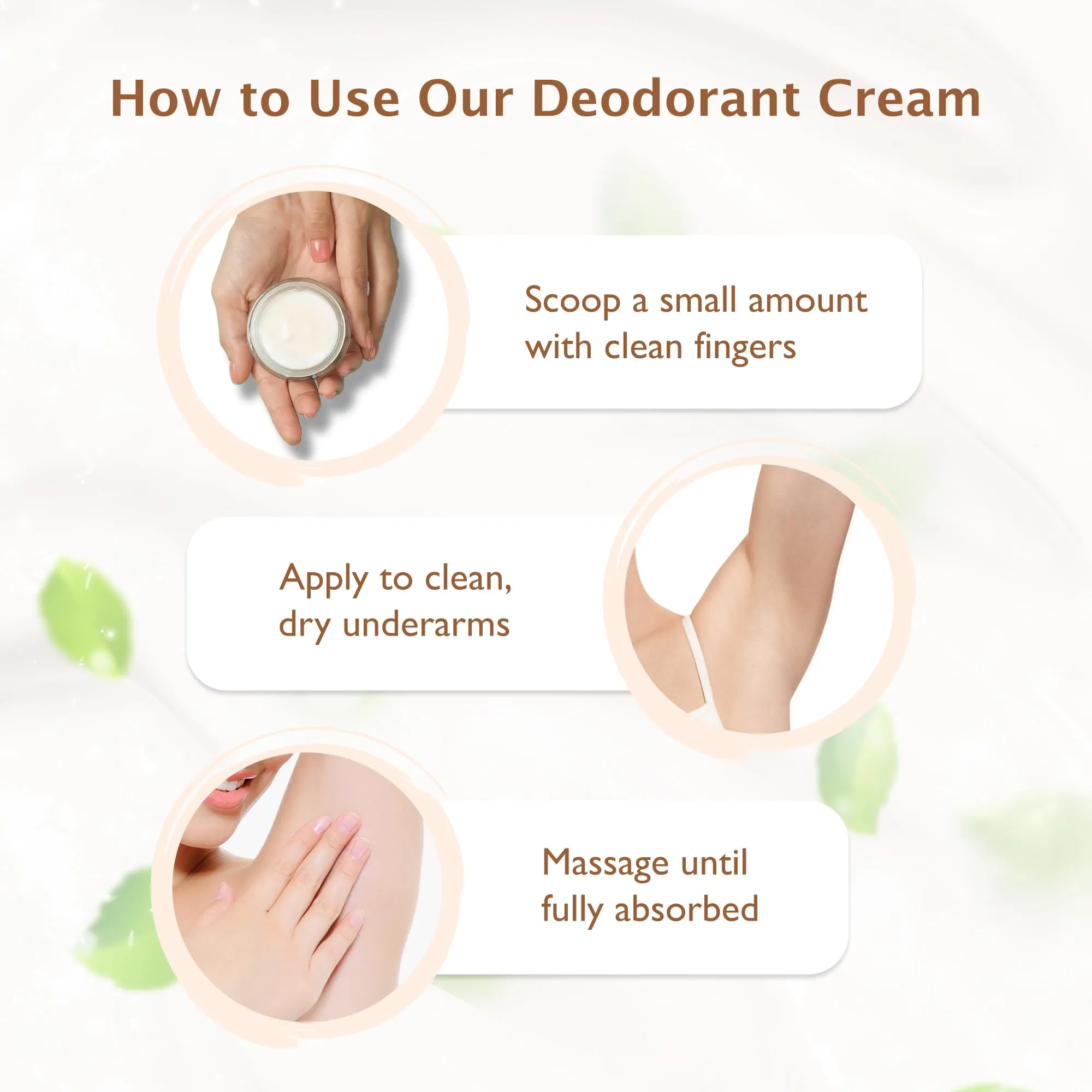 ECO ROOTS: Organic Deodorant Cream - Baking Soda Free (2oz)