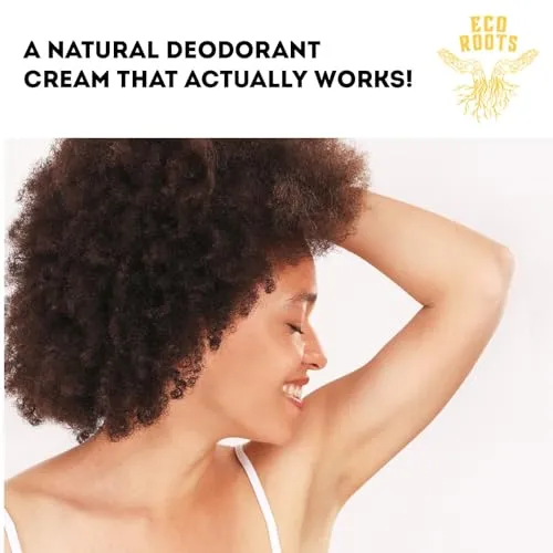 ECO ROOTS: Organic Deodorant Cream - Baking Soda Free (2oz)