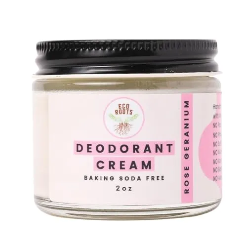 ECO ROOTS: Organic Deodorant Cream - Baking Soda Free (2oz)