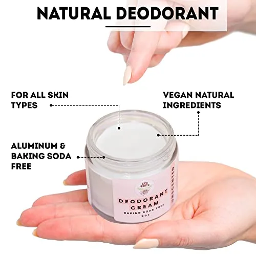 ECO ROOTS: Organic Deodorant Cream - Baking Soda Free (2oz)