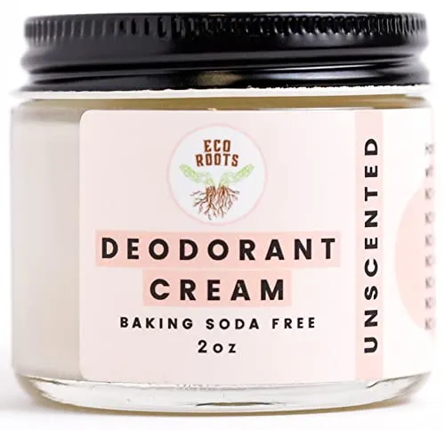 ECO ROOTS: Organic Deodorant Cream - Baking Soda Free (2oz)