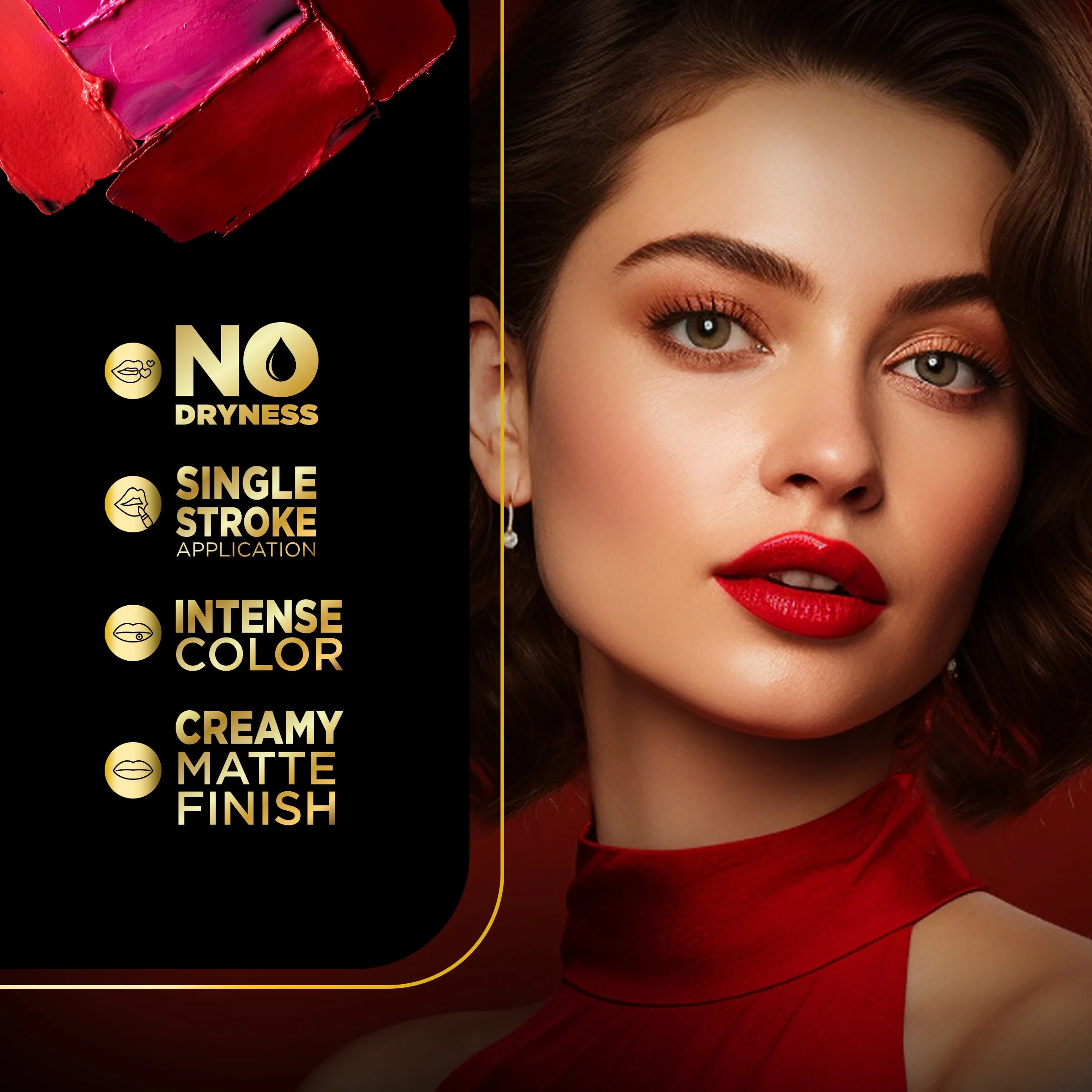 FACES CANADA Comfy Matte Creme Lipstick - Head Up High, 4.2g | Long Stay | Creamy Matte Finish | Intense Color | Hydrating & Nourishing | Smooth Application
