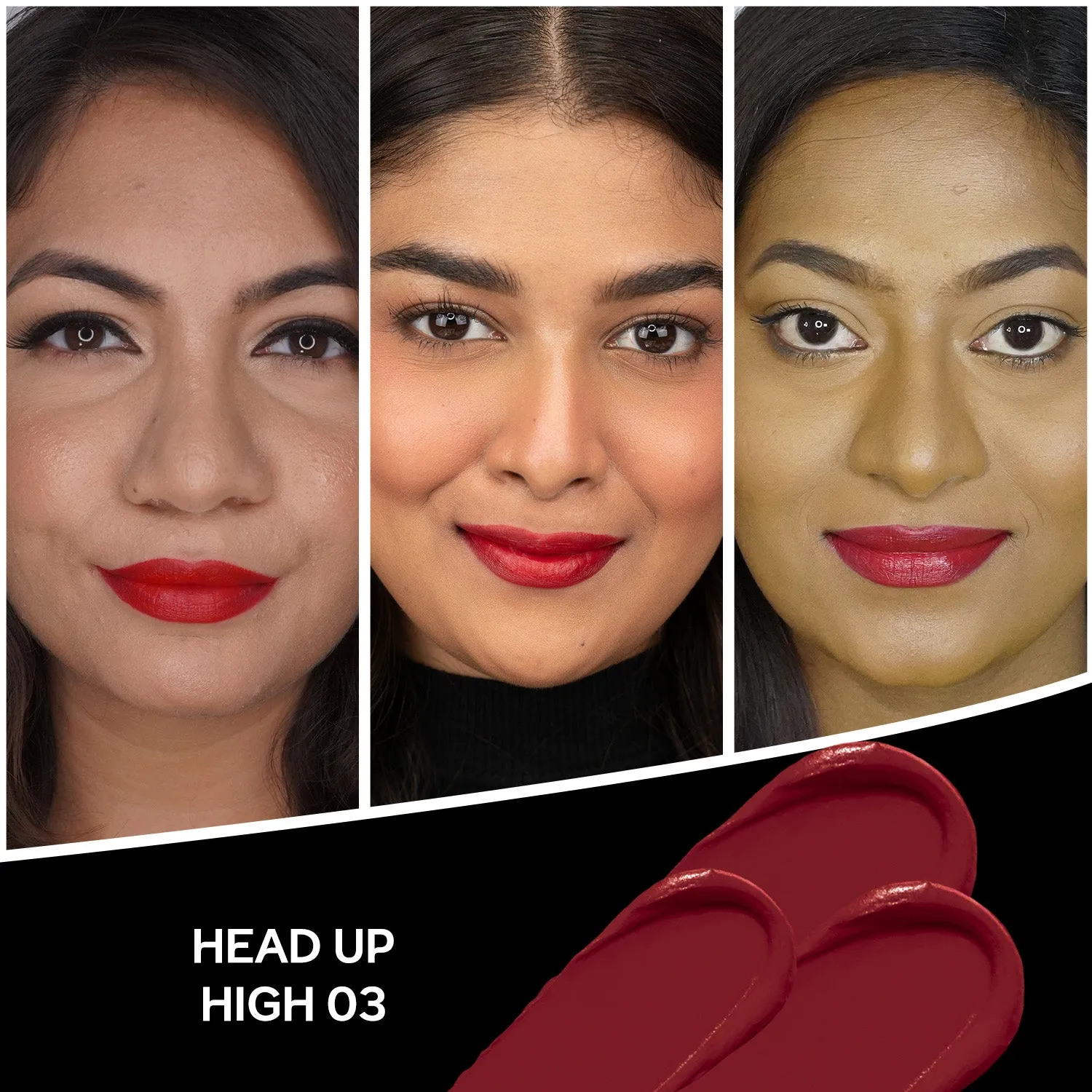 FACES CANADA Comfy Matte Creme Lipstick - Head Up High, 4.2g | Long Stay | Creamy Matte Finish | Intense Color | Hydrating & Nourishing | Smooth Application