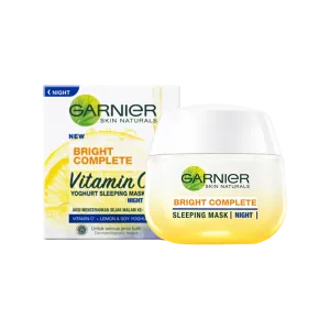 Garnier Bright Complete Vitamin C Yoghurt Sleeping Mask Night Cream 50ml