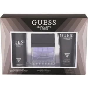Guess Seductive Homme Gift Set 100ml EDT   226ml Deodorant Spray   200ml Shower G