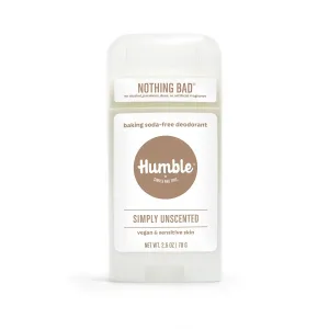 HUMBLE DEODORANT - Vegan Simply Unscented Deodorant
