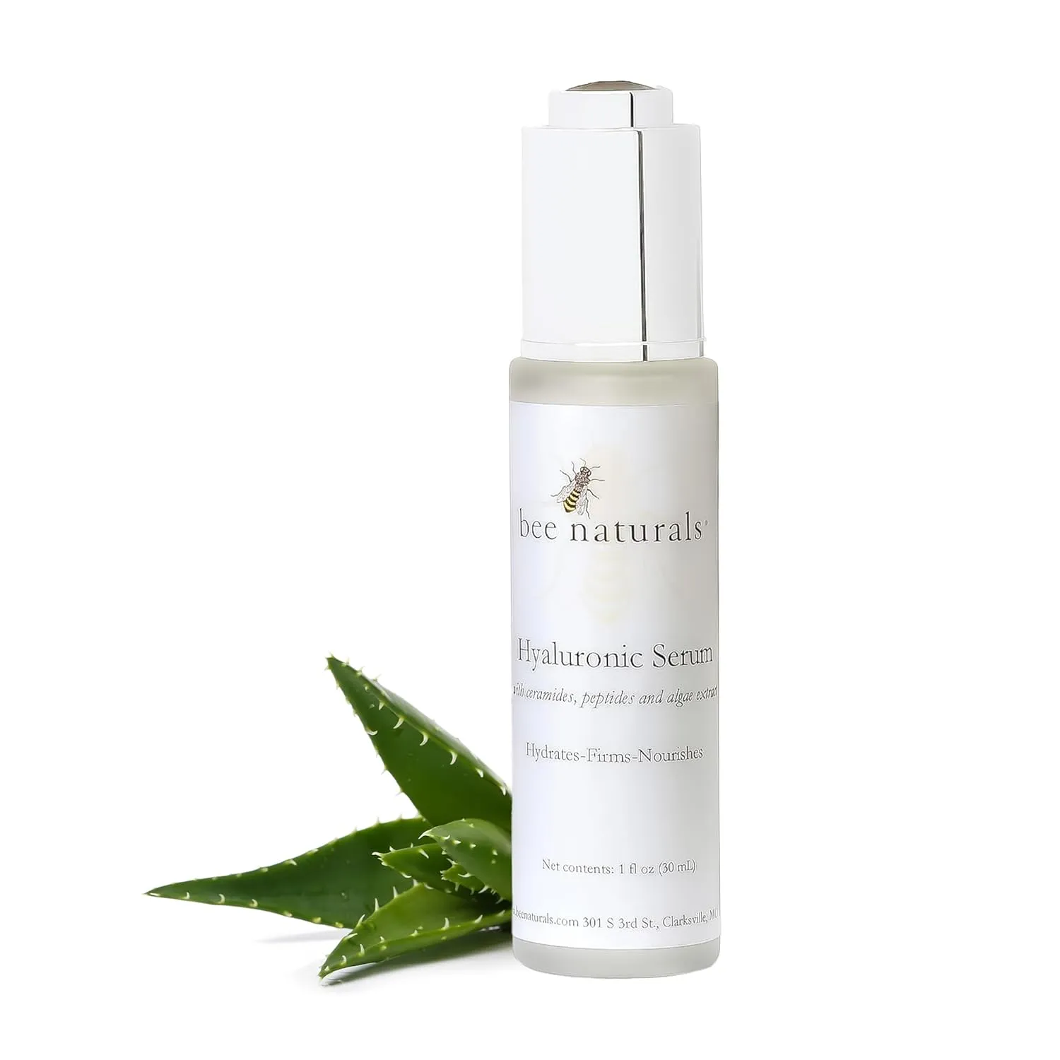 Hyaluronic Serum with Peptides & Ceramides – Multi-Layer Hydration & Anti-Aging Serum for Radiant Skin, Ideal for Post-Peel Recovery, 1 oz