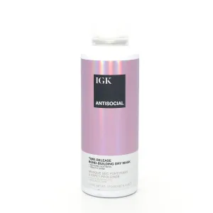 Igk Antisocial Overnight Bond Building Dry Hair Mask 5 oz