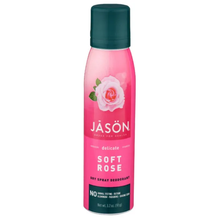 Jason - Deodorant Spray Soft Rose 3.8 Oz - Pack Of 1