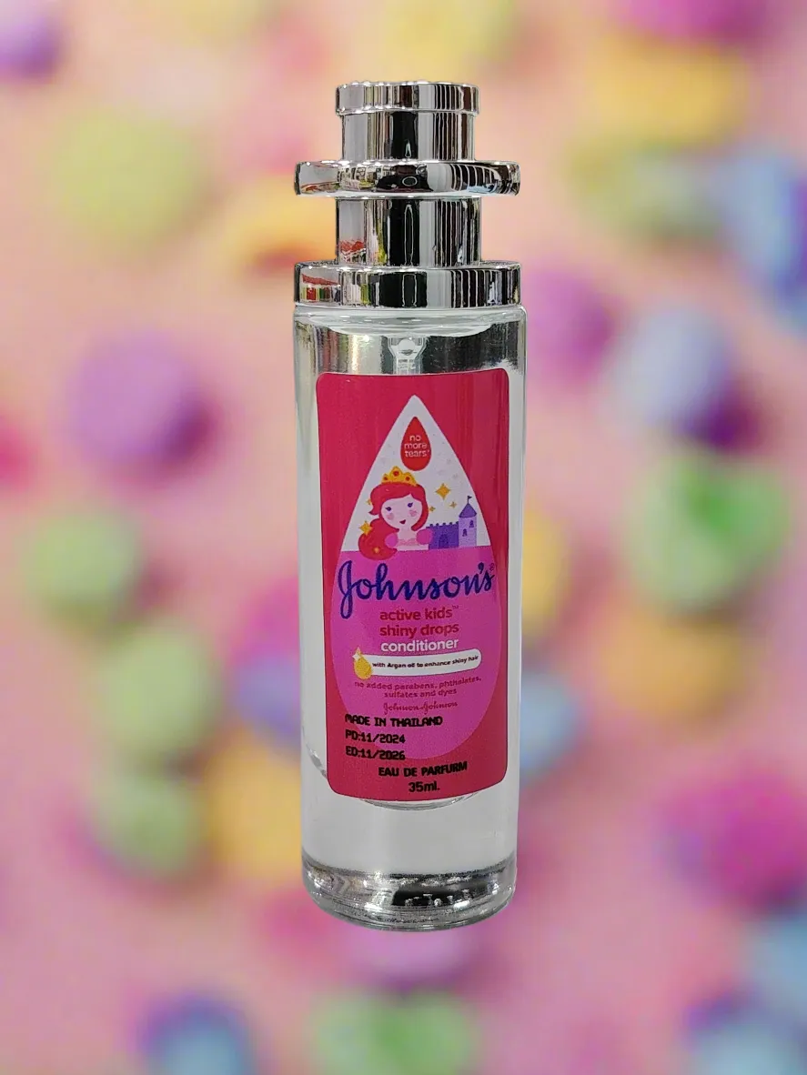 Johnson's Baby Powder Perfume Active Kids Shiny Drops Conditioner 35ml