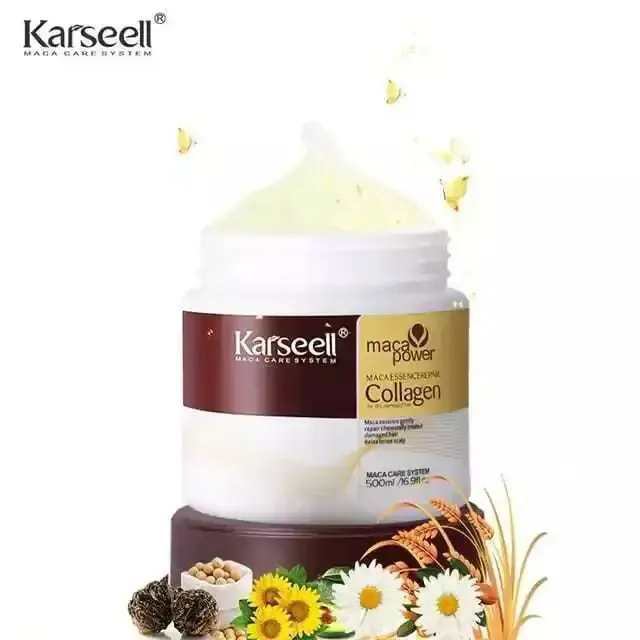 Karseell Collagen Hair Treatment Collagen Hair Mask Essence for Dry Damaged Hair 500 ml