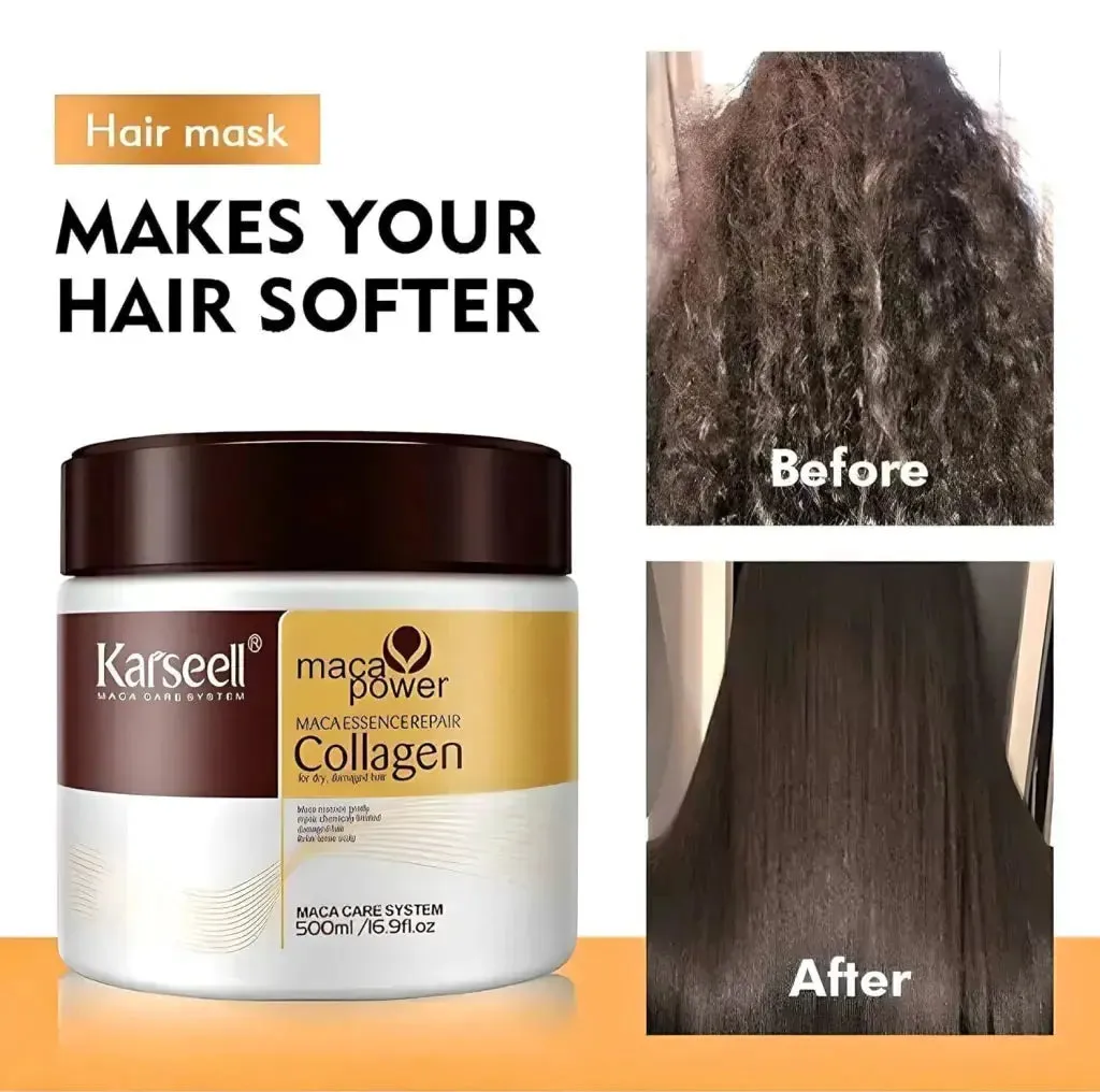 Karseell Collagen Hair Treatment Collagen Hair Mask Essence for Dry Damaged Hair 500 ml