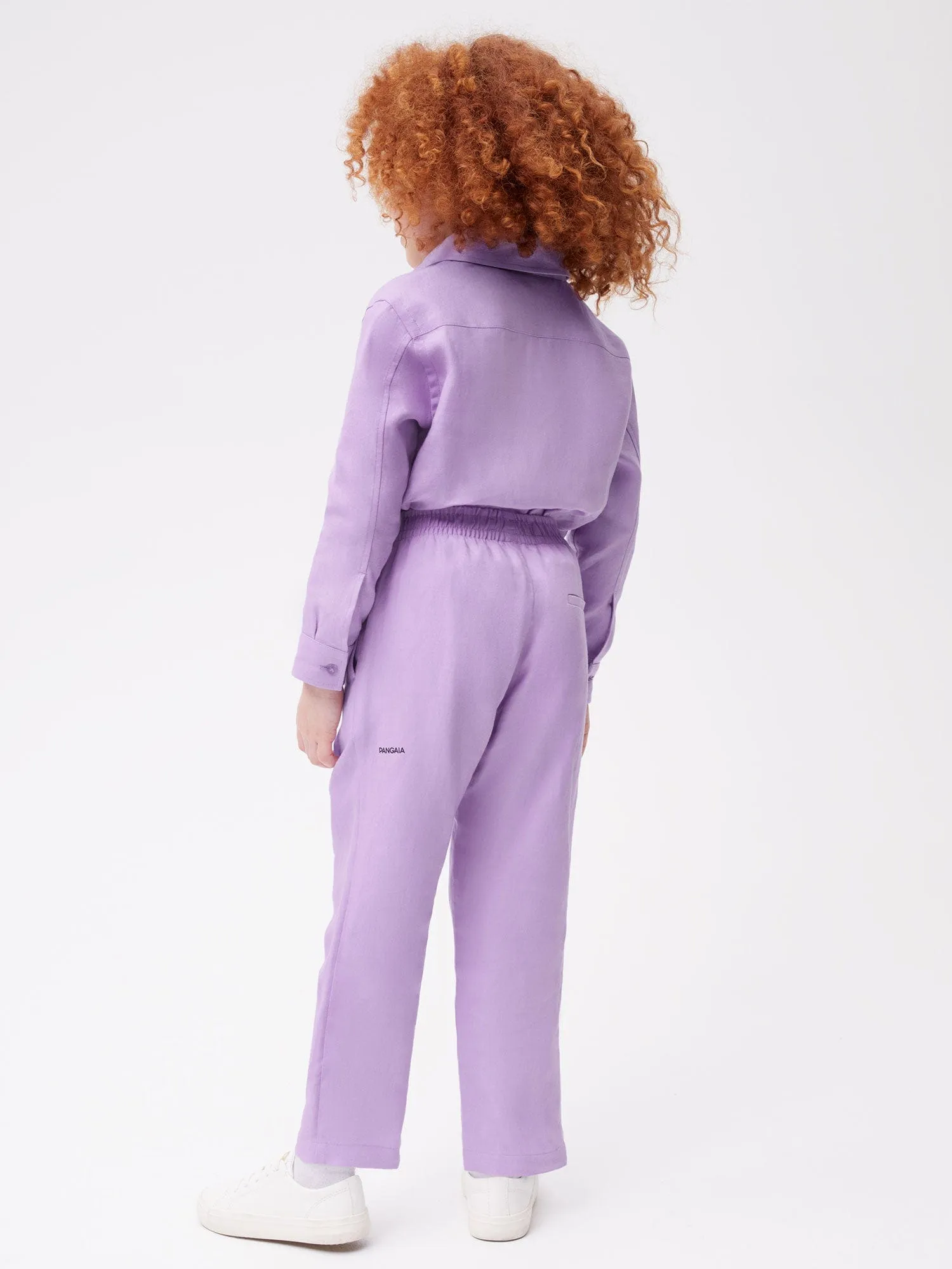 Kids Aloe Linen Pantsorchid purple