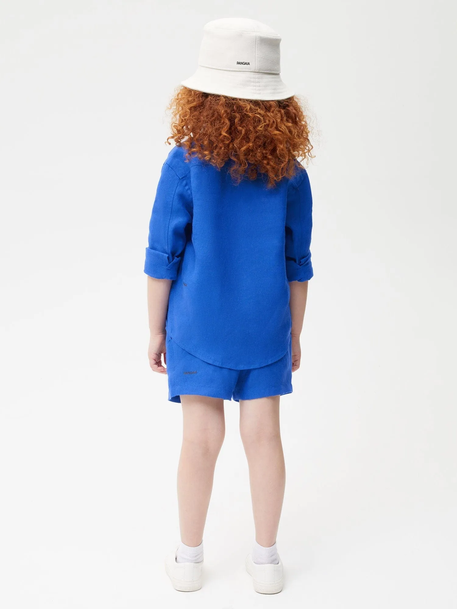 Kids Aloe Linen Shortscobalt blue
