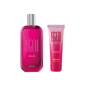 Kit Egeo Dolce: Deodorant Cologne 90ml   Cream For Hands 50g - o Boticario
