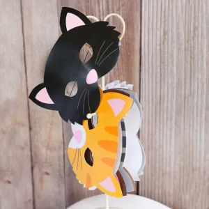Kitty Adoption Party Masks | Kitty Cat Party Masks Party | Cat Party Mask