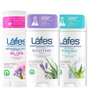 Lafe's Deodorant Stick - Women's Variety 3 Pack