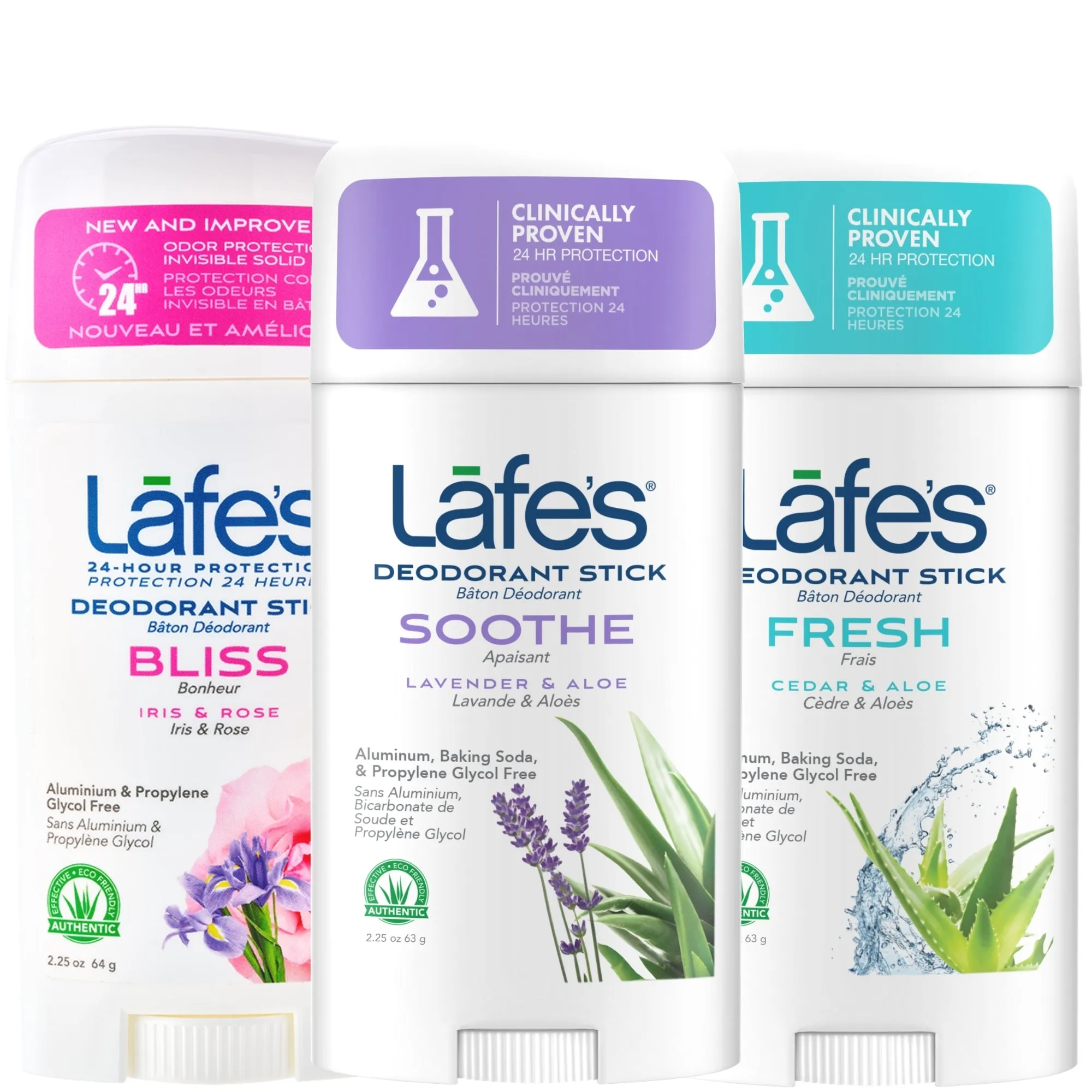 Lafe's Deodorant Stick - Women's Variety 3 Pack