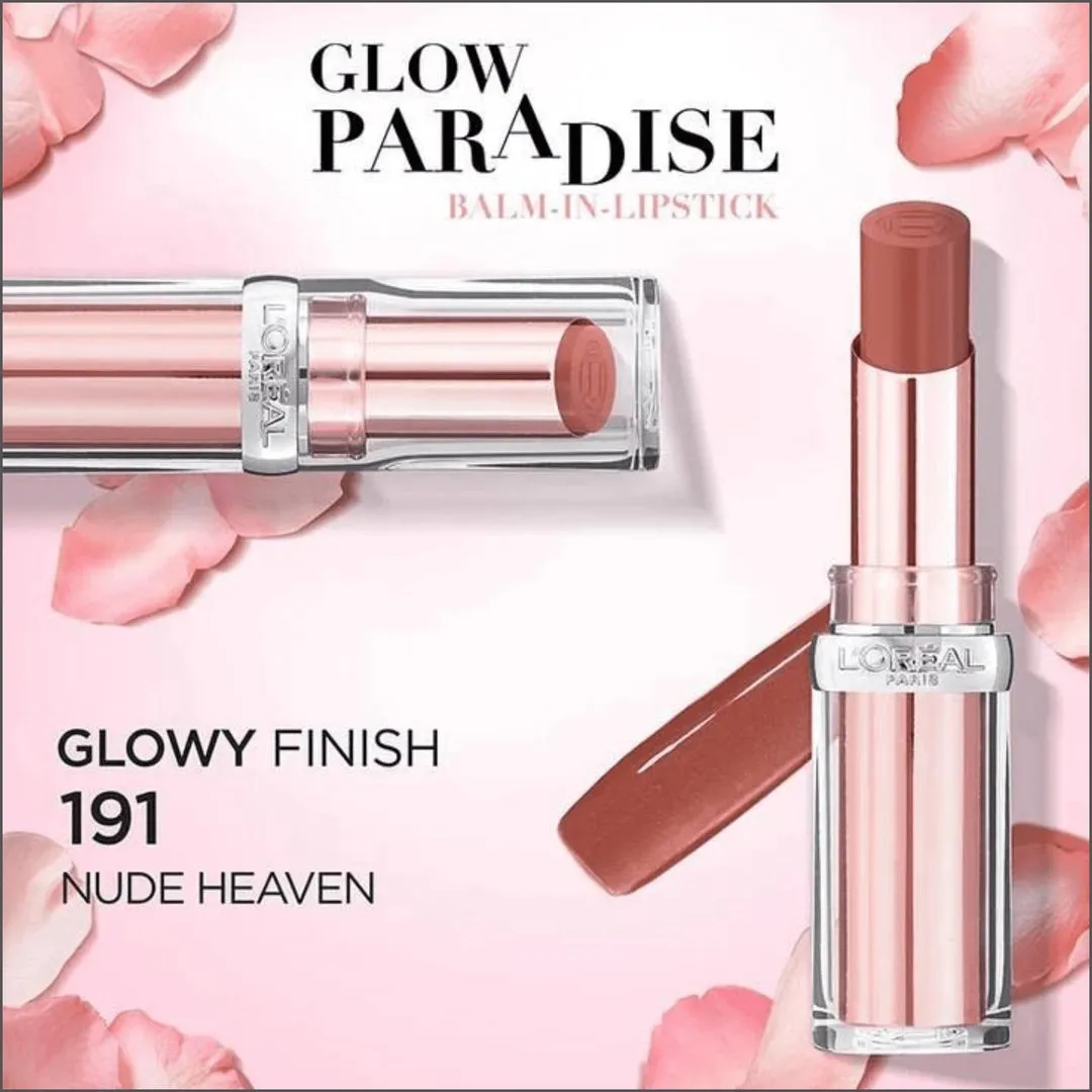 L'Oréal Paris Color Riche Glow Paradise Balm In Lipstick 191 Nude Heaven