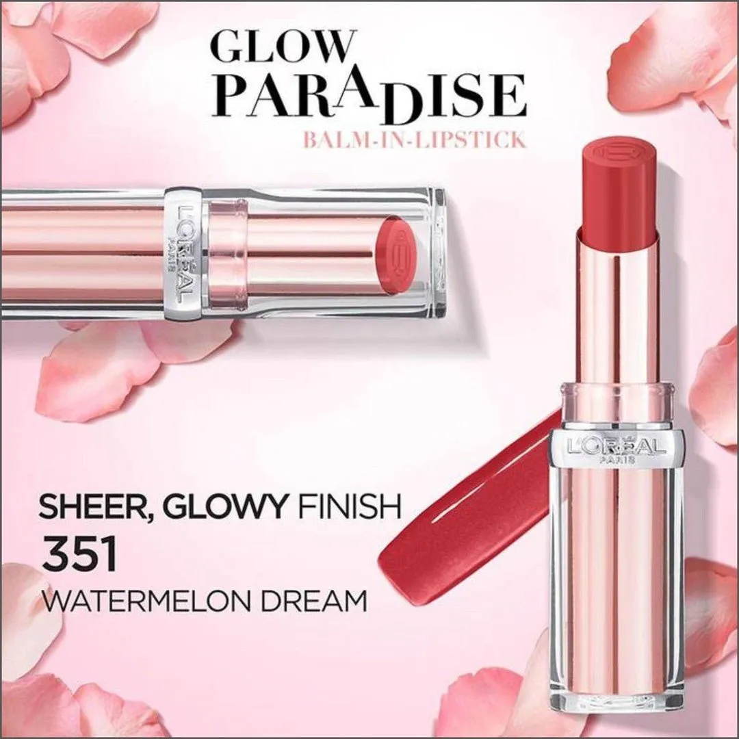 L'Oréal Paris Color Riche Glow Paradise Balm In Lipstick 351 Watermelon Dream