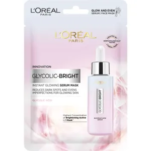 L'Oréal Paris Glycolic Bright Instant Glowing Serum-Infused Sheet Mask