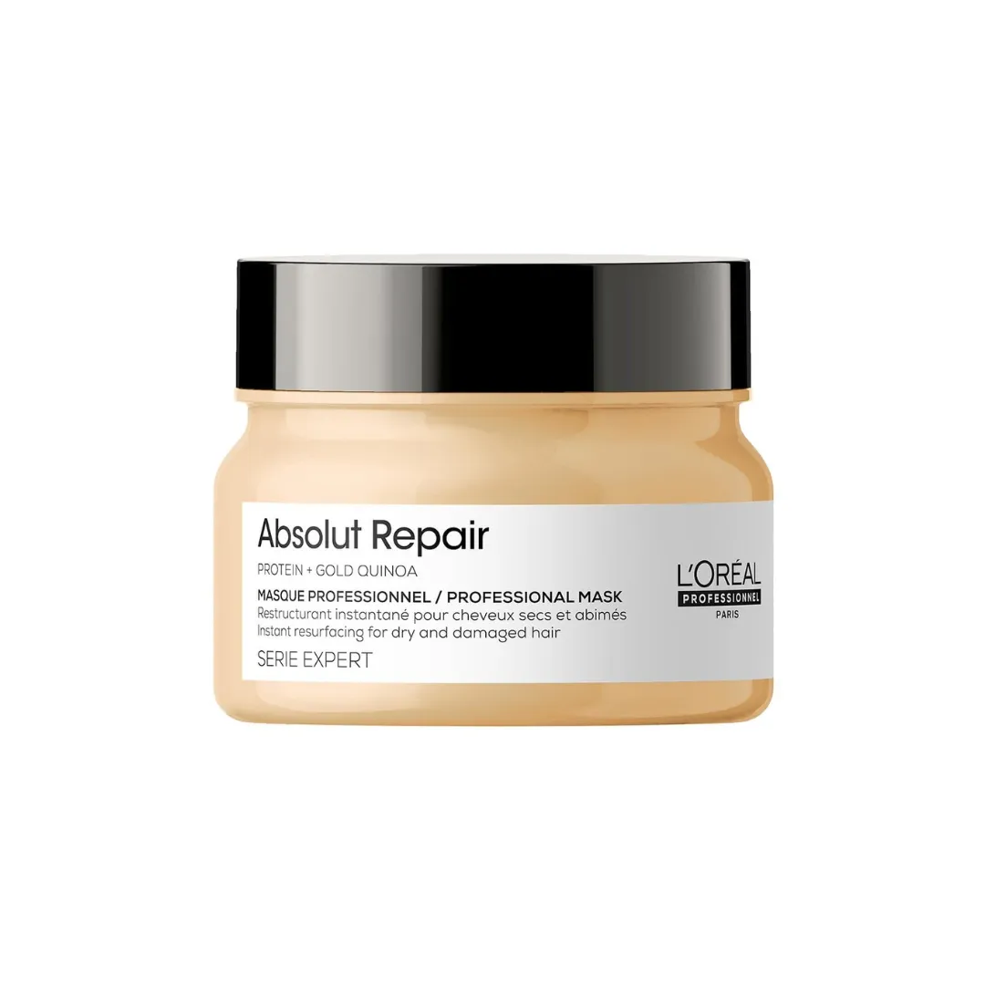L'Oréal Professionnel Absolut Repair Mask for Dry & Damaged Hair - 250ml – Professional Hair Treatment
