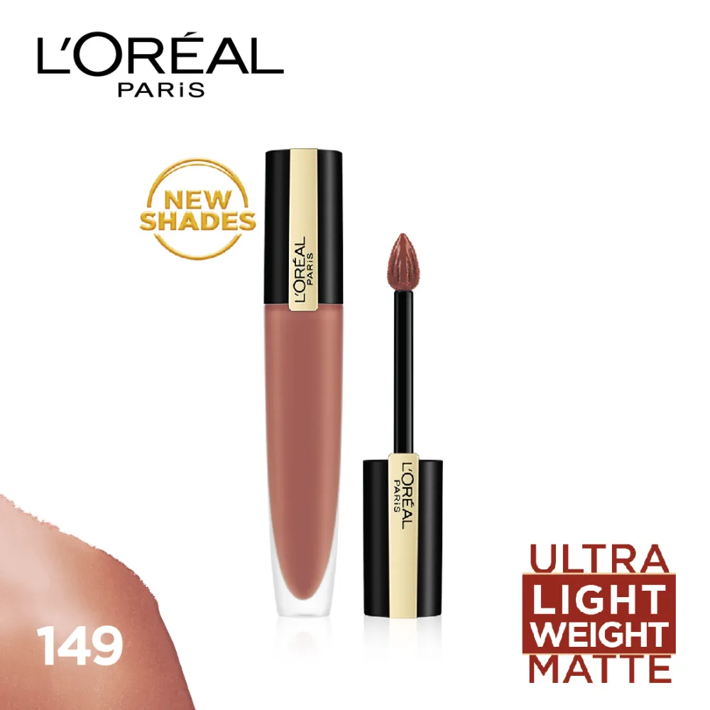 L'Oreal Paris Rouge Signature Matte Liquid Lipstick, 149 I Enchant