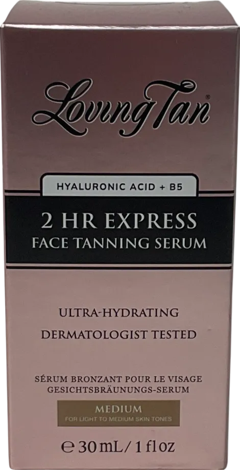 loving tan 2 Hr Express Face Tanning Serum Medium 30ml