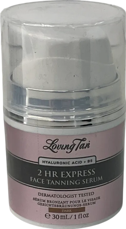 loving tan 2hr Express Face Tanning Serum Dark 30ml