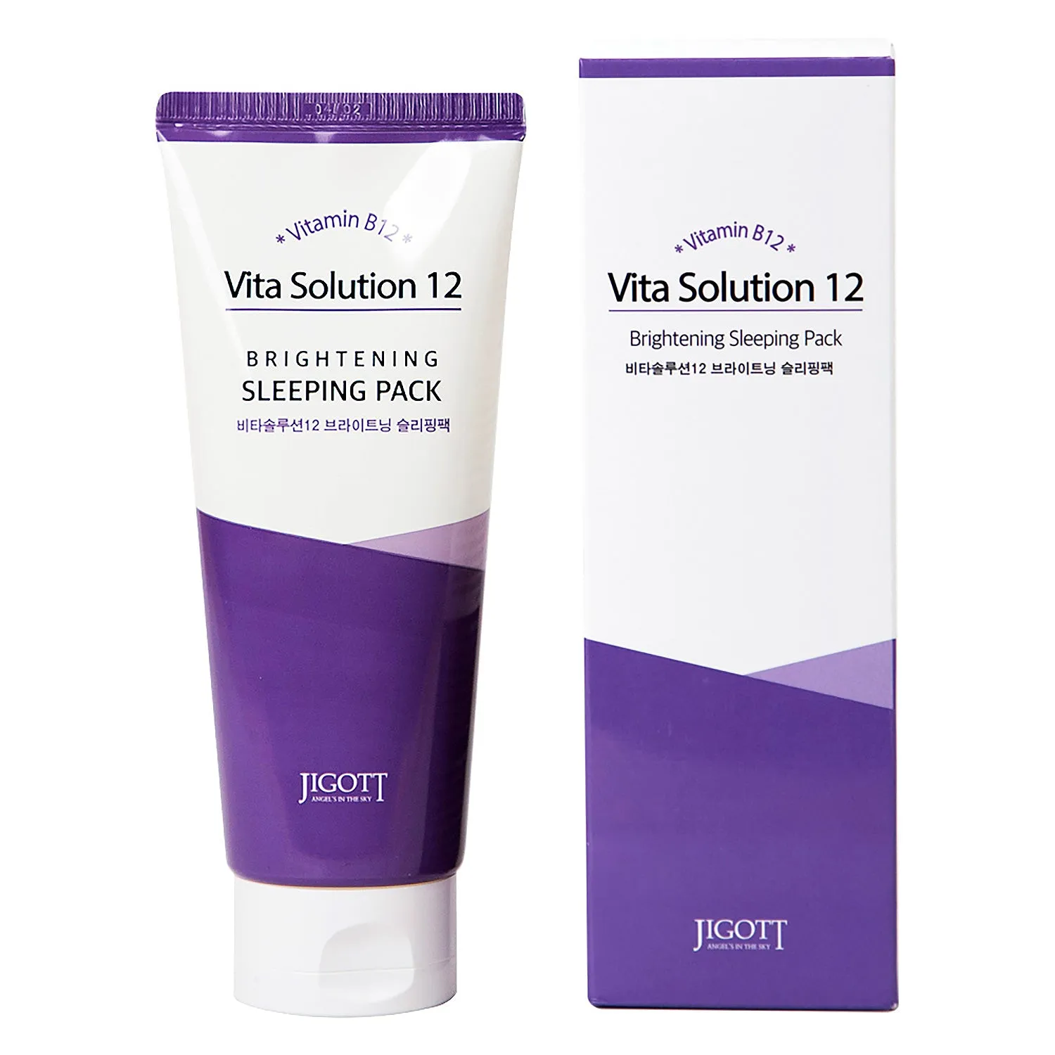 Mascarilla facial Jigott Vita Solution 12 Brightening Sleeping Pack 180ml