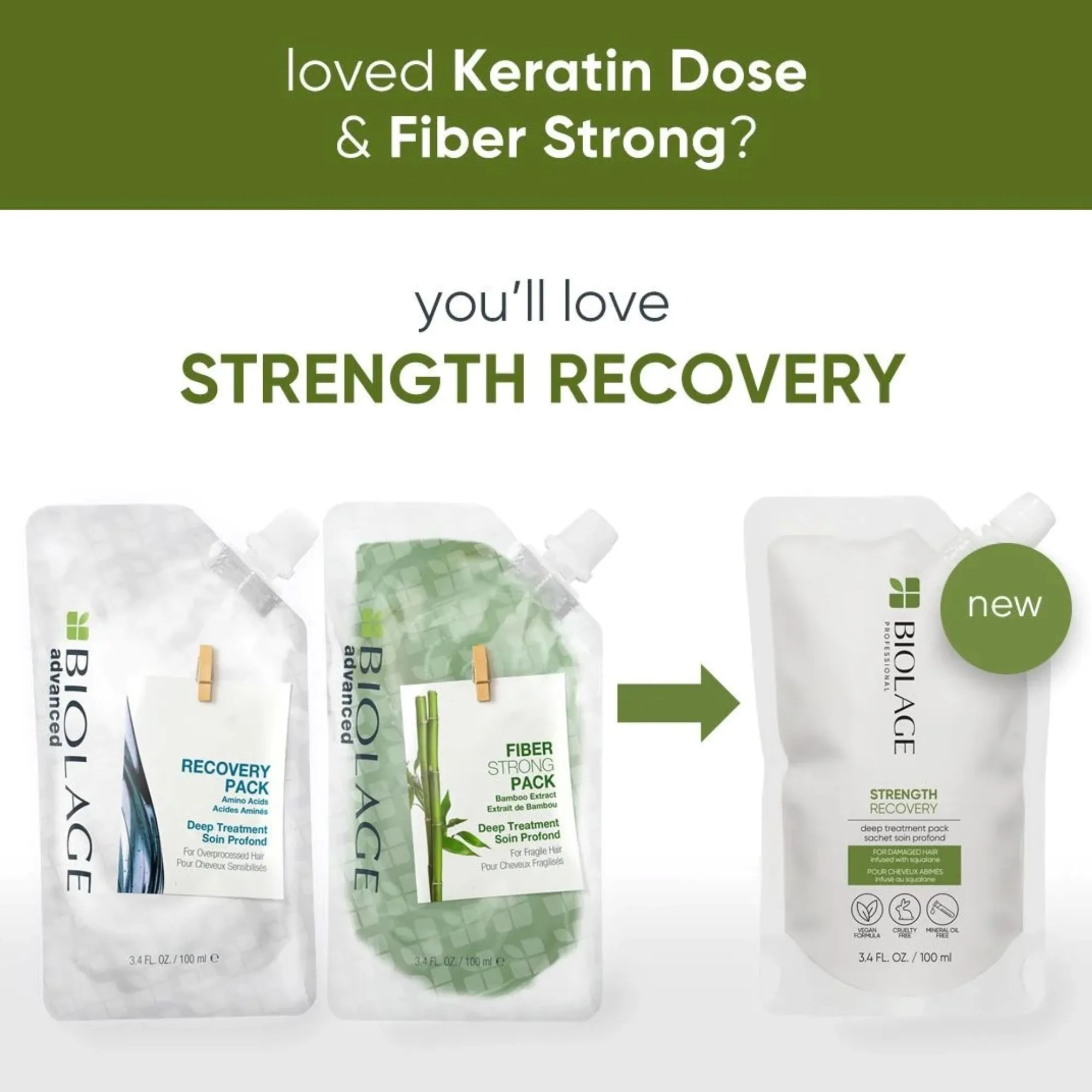 Matrix Biolage Strength Recovery Deep Treatment Mask 100ml