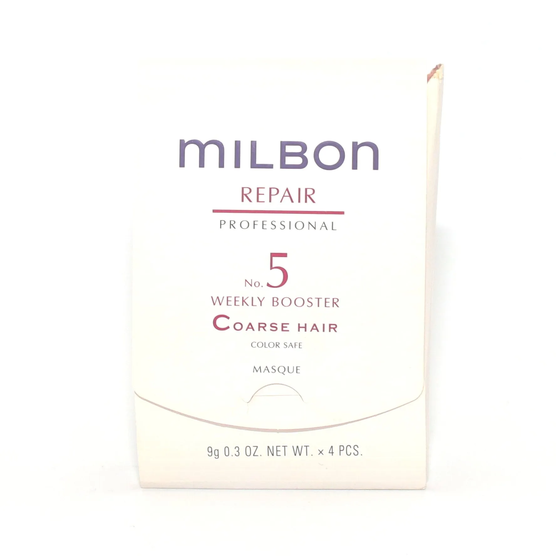 Milbon Repair #5 Weekly Booster Coarse Hair Masque x4 Pcs 0.3 oz